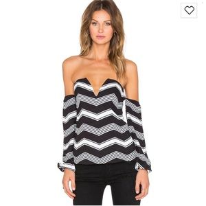 NWT Revolve Rise of Dawn off the shoulder top